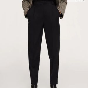Mango high waisted straight pants
